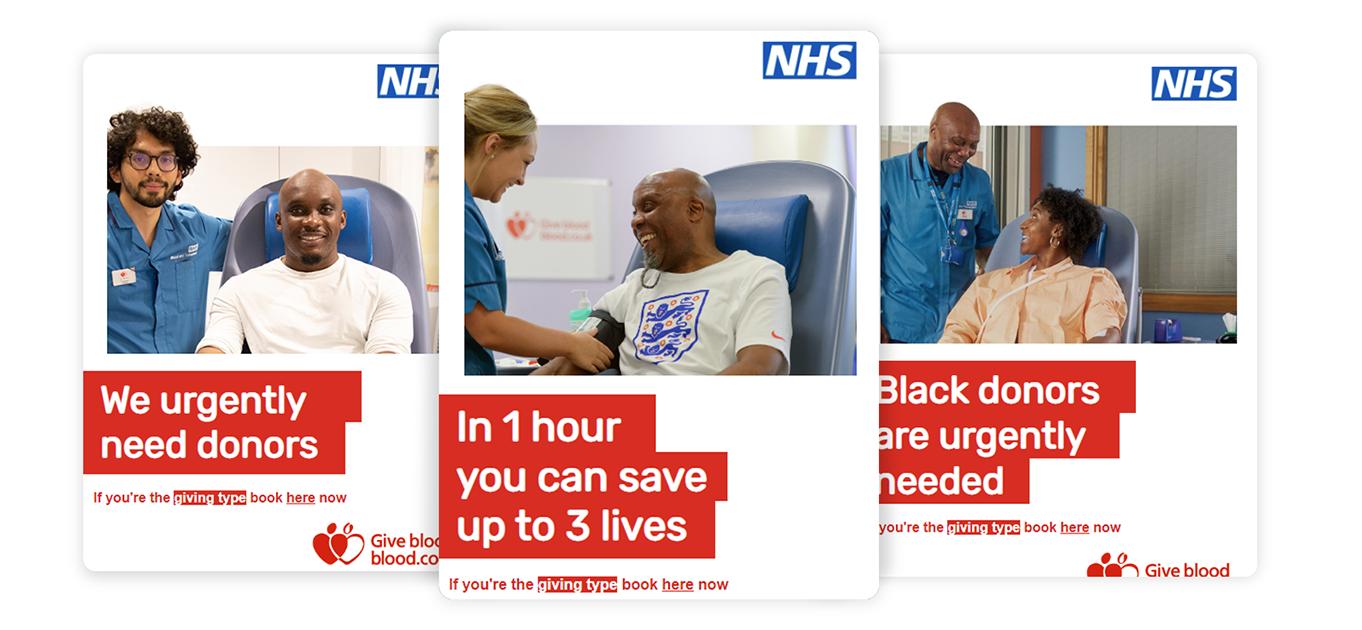 Email Library Campaign: Donate blood